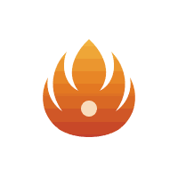 Icono de llama Calefacción Pellets